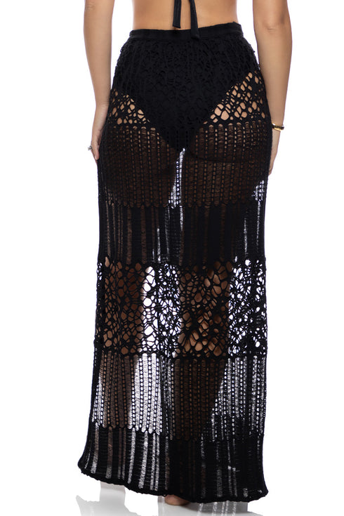 Luli Fama Day To Night Long Wrap Skirt